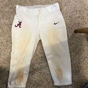 White softball pants (M)